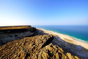 Cliffs and Beach in Oman