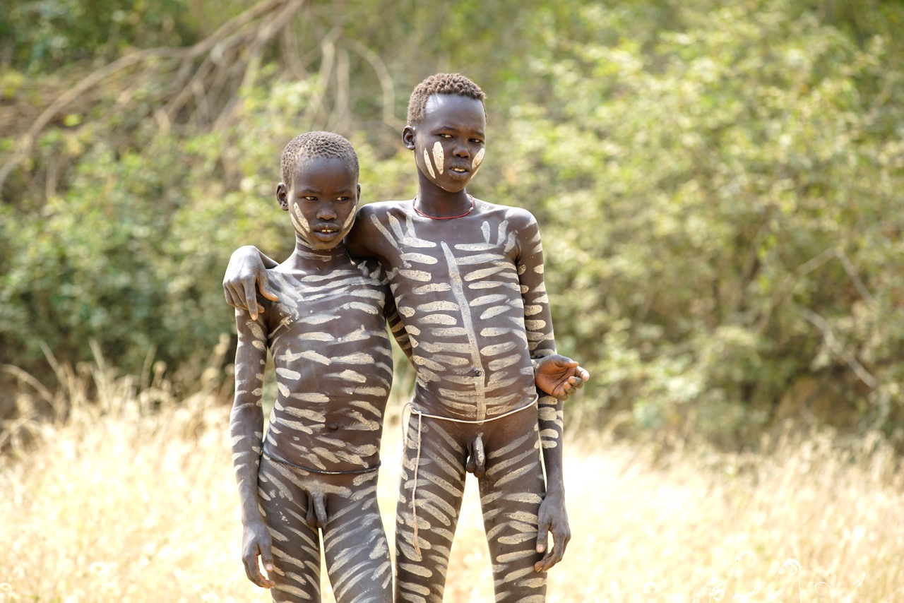 The Mursi tribe are an African tribe from the isolated Omo Valley in Southe...